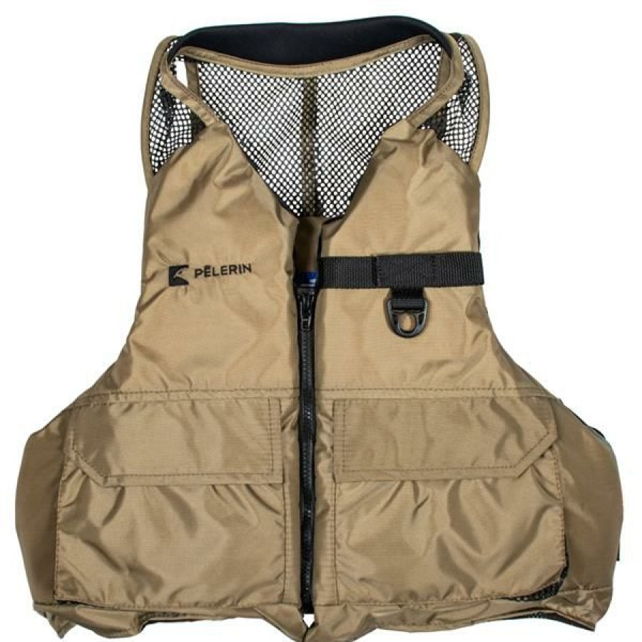 Outdoors * | Pelerin Life Jackets And Flotation Coats Bonaventure Life Jacket Tan