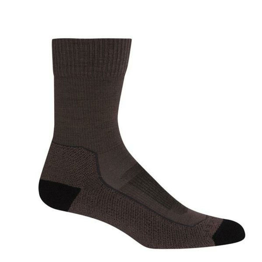 Clothing * | Icebreaker Women'S Merino Hike Medium Crew Socks Camping Outdoors Mink