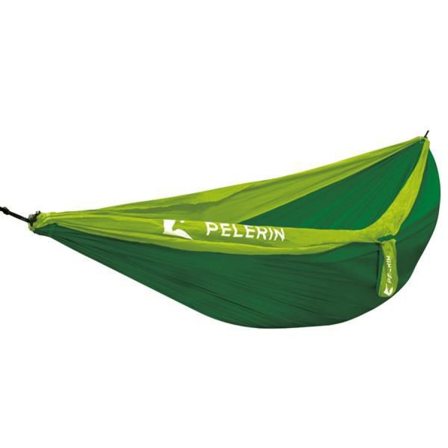 Outdoors * | Pelerin Hammocks Double Parachute Hammock Lime/Green