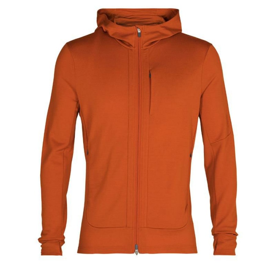 Clothing * | Icebreaker Shirts And Sports Bras Men'S Quantum Iii Long Sleeve Zip Hoodie