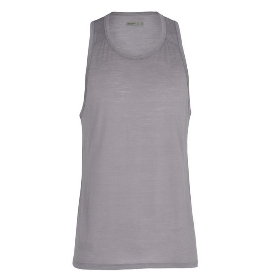 Clothing * | Icebreaker Shirts And Sports Bras Men'S Cool-Lite Merino Amplify Tank Top