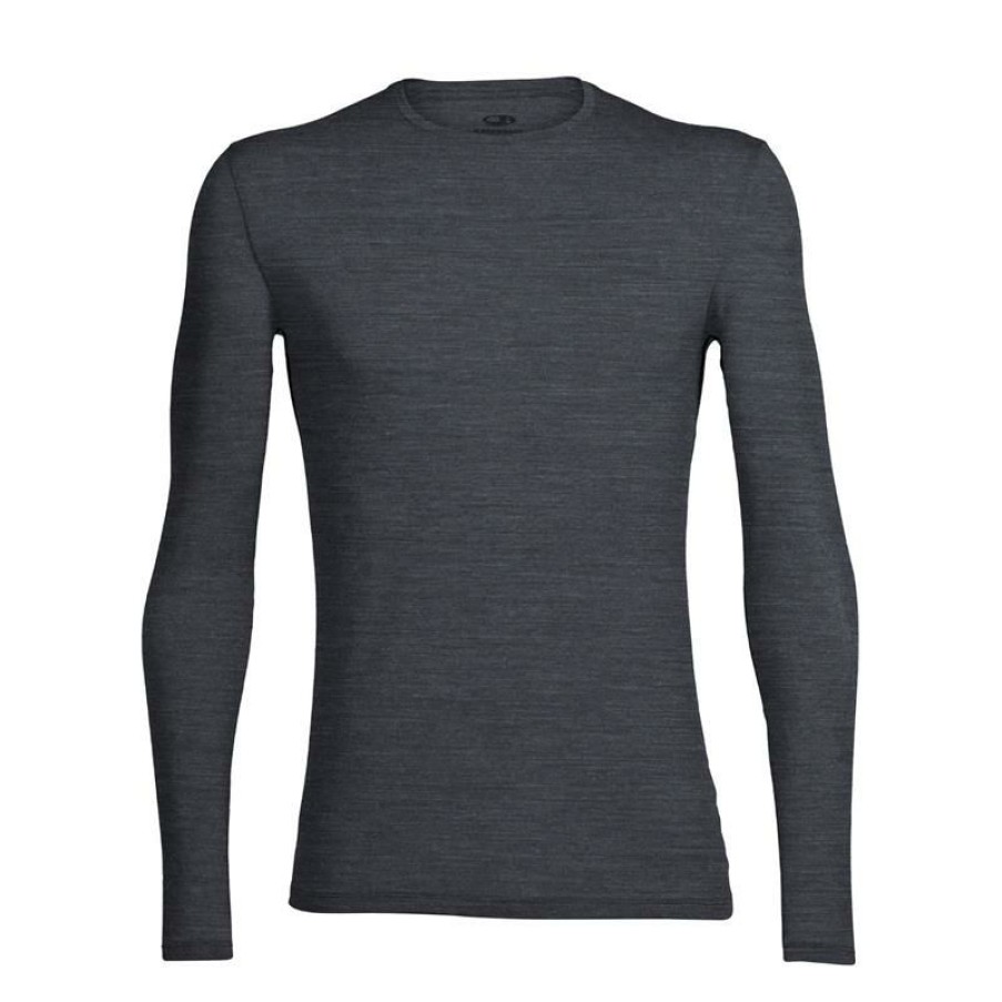 Clothing * | Icebreaker Shirts And Sports Bras Men'S Anatomica Long Sleeve Crewe Shirt