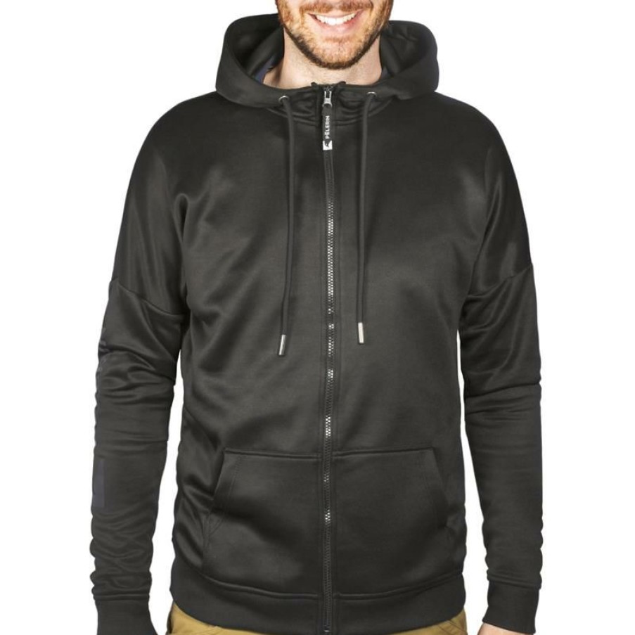 Clothing * | Pelerin Sweaters Men'S Tony Hoodie Black