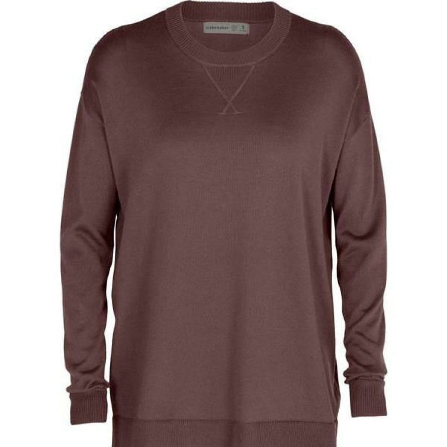 Clothing * | Icebreaker Shirts And Sports Bras Women'S Nova Sweater Sweatshirt Mink