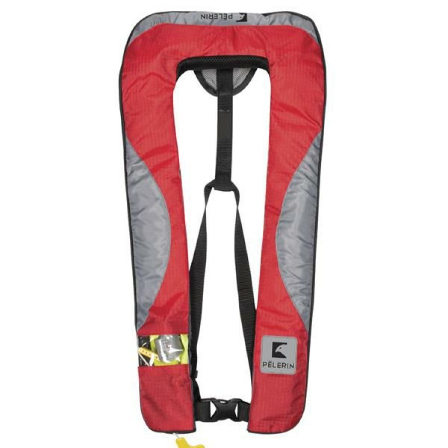 Outdoors * | Pelerin Inflatable Pfds Manual Inflatable Pfd Red