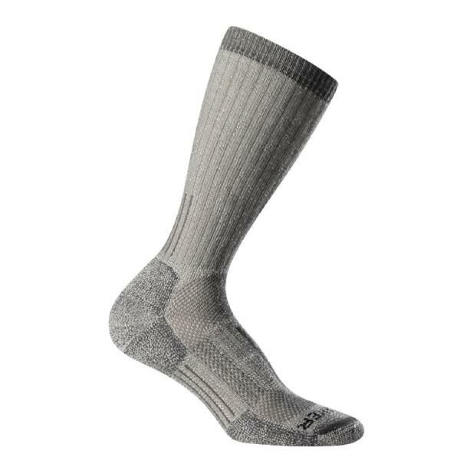 Clothing * | Icebreaker Men'S Mountaineer Heavy Mid Calf Socks Natural / Monsoon Heather