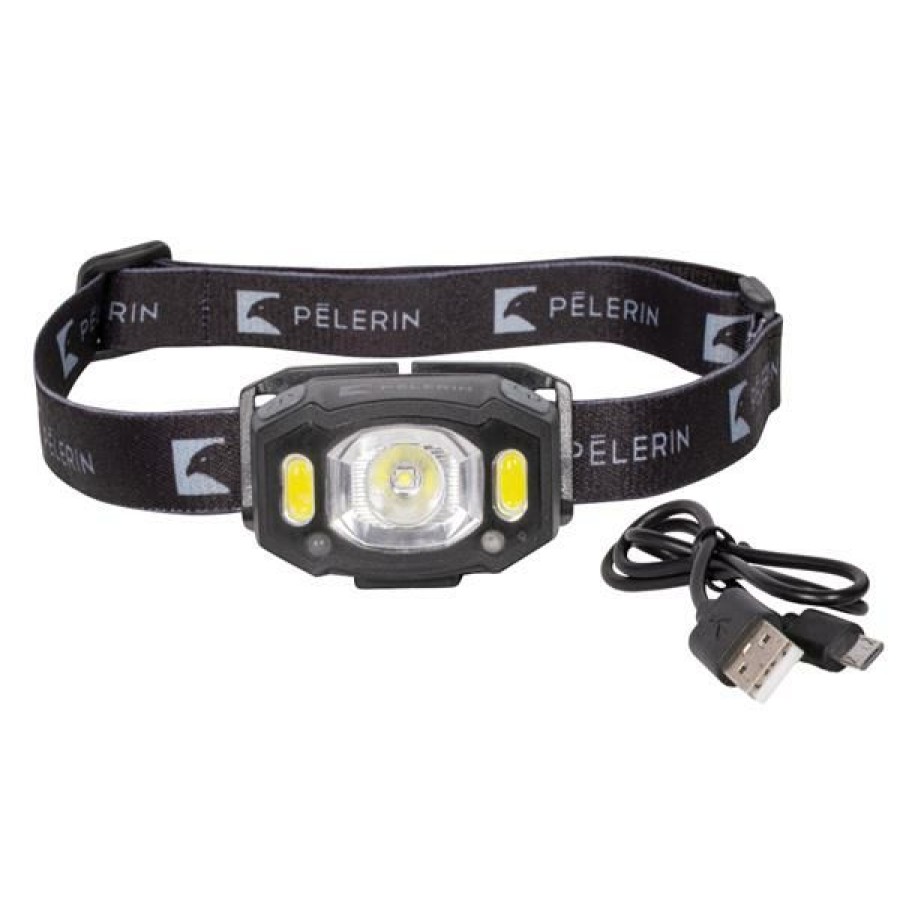 Outdoors * | Pelerin Headlamps Iconik 300 Headlamp Black