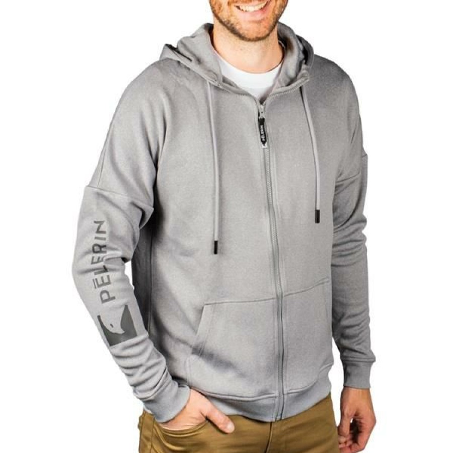 Clothing * | Pelerin Sweaters Men'S Comfort Hoodie Grey