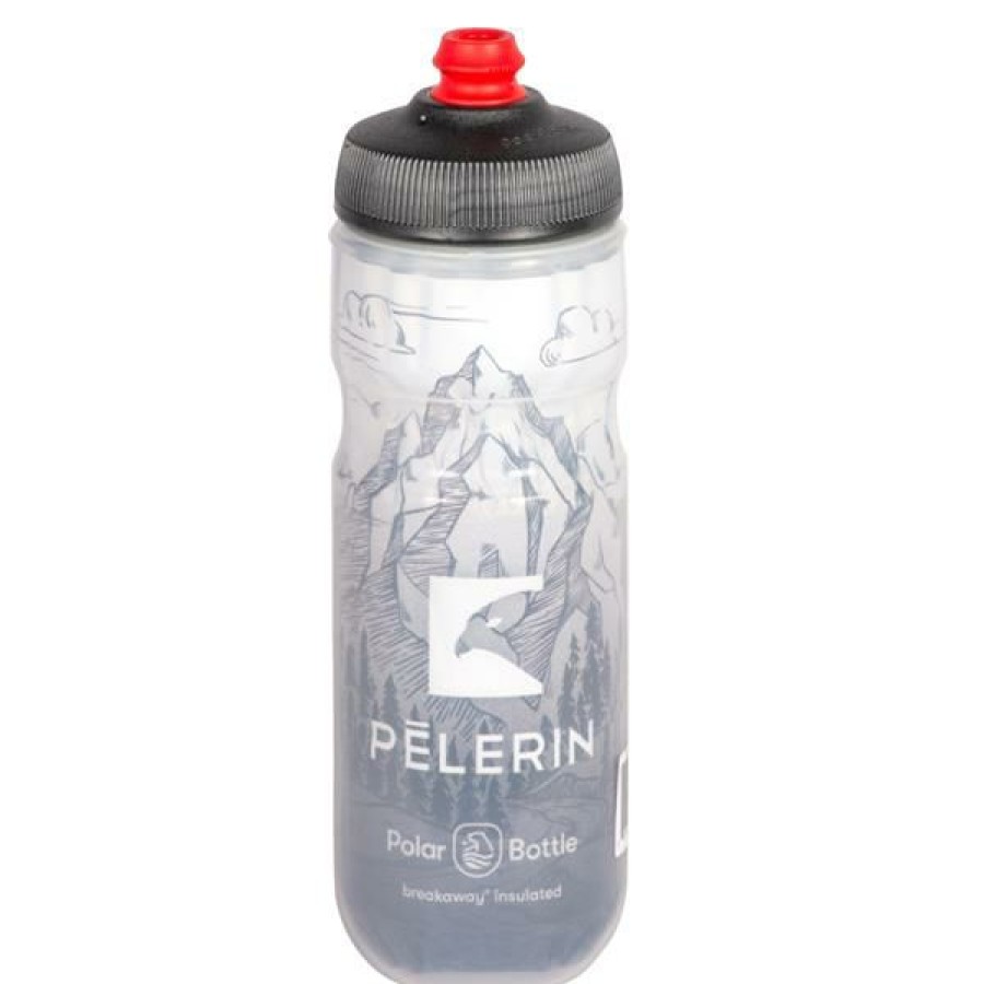 Outdoors * | Pelerin Water Bottles And Hydration Packs Polar Insulated Bottle White/Black