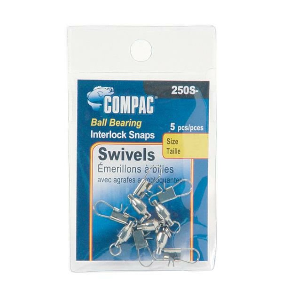 Fishing * | Compac 250S Ball Bearing Swivels