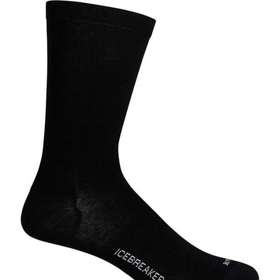 Clothing * | Icebreaker Men'S Lifestyle Cool Lite Crew Socks Black