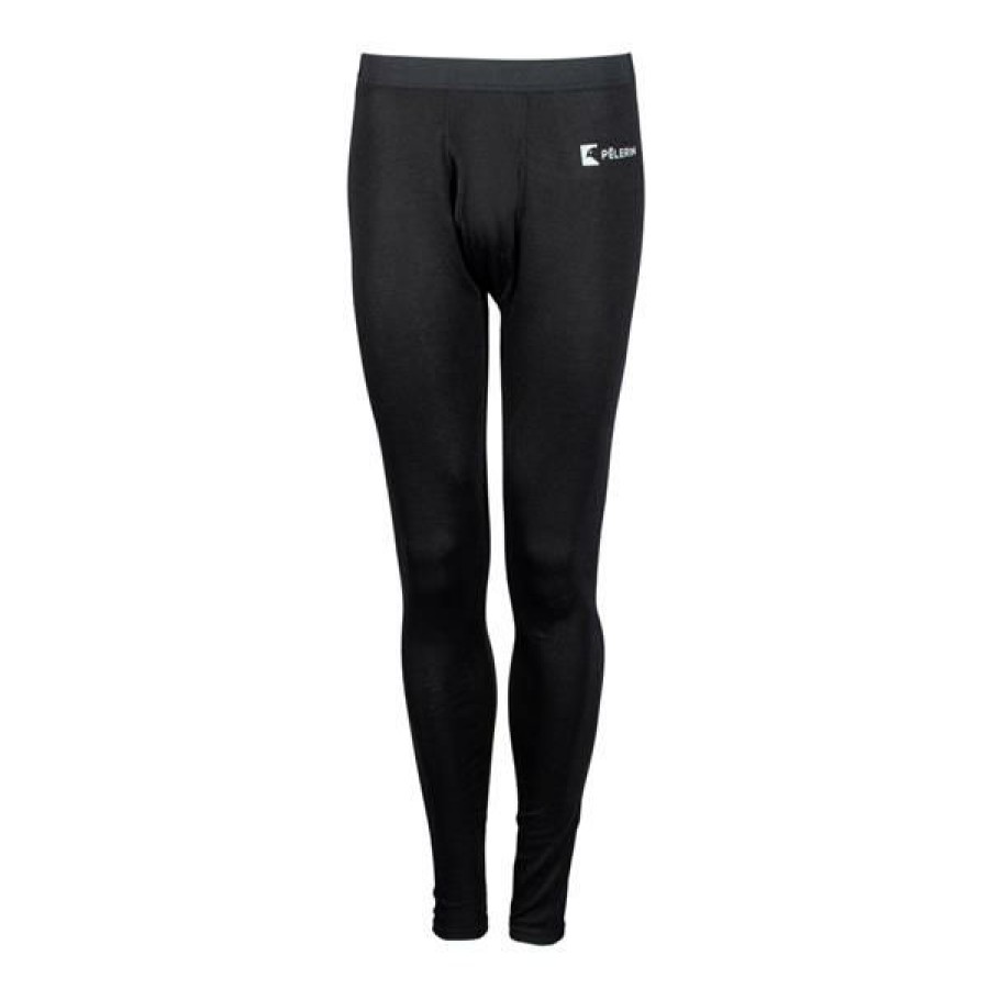 Clothing * | Pelerin Leggings And Bottom Base Layers Men'S 05-1081 Base Layer Pant Black