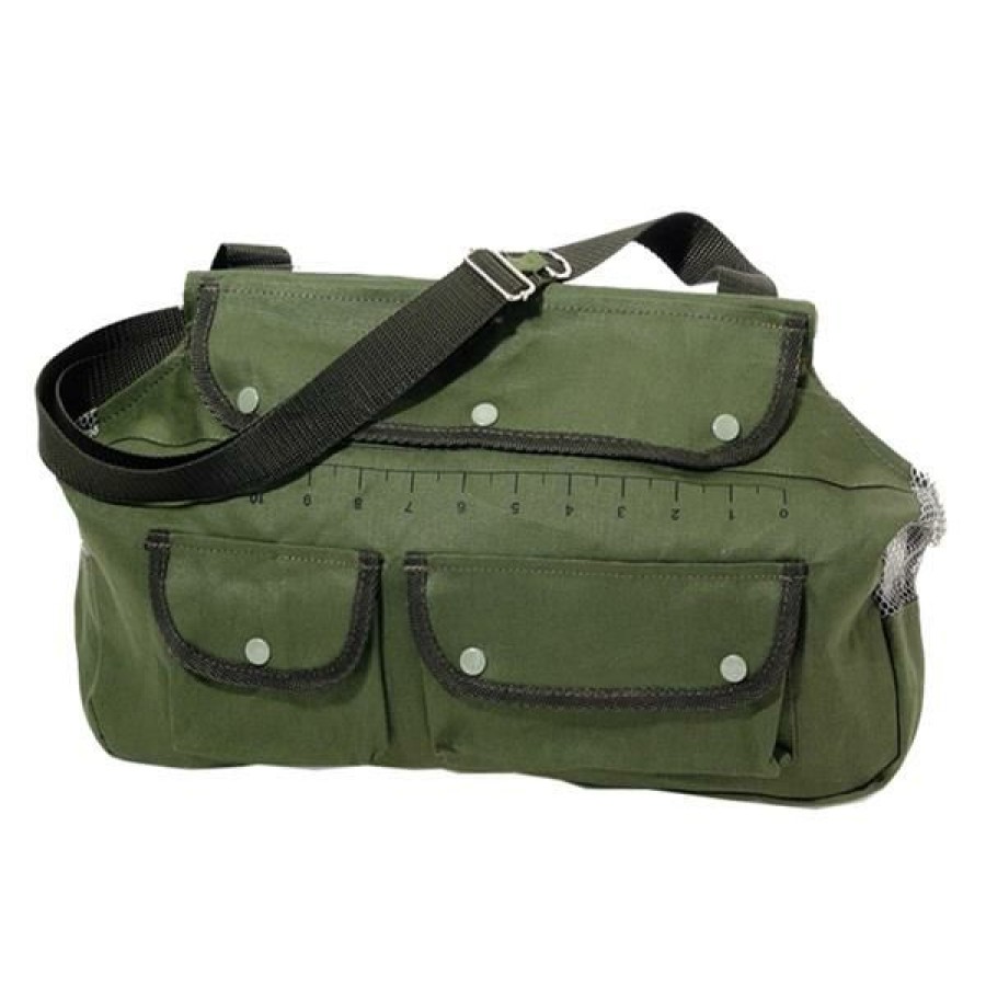 Fishing * | Compac Fish Baskets Canvas Bag Green