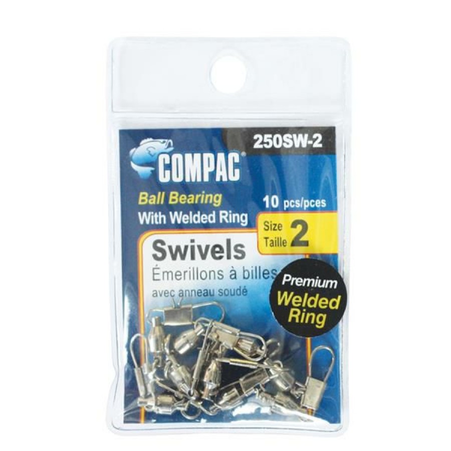 Fishing * | Compac Welded Ball Bearing Swivels