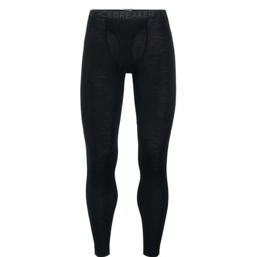 Clothing * | Icebreaker Leggings And Bottom Base Layers Men'S 175 Everyday Legging Black