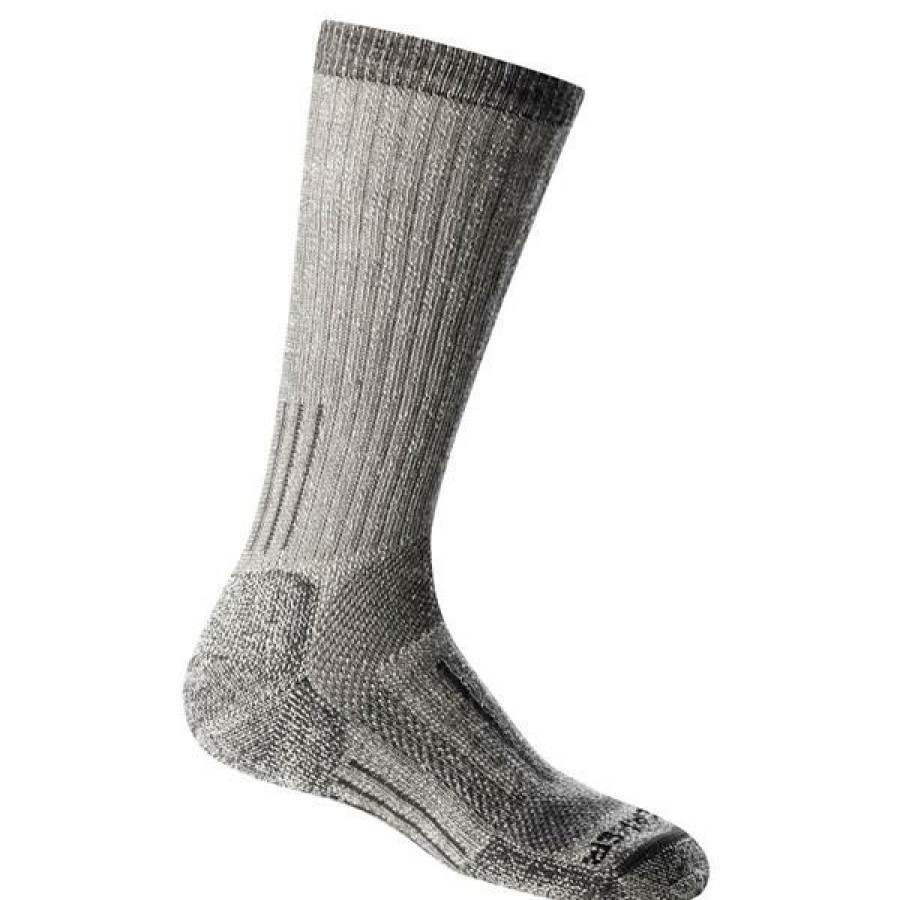 Clothing * | Icebreaker Women'S Mountaineer Mid Calf Socks Natural / Monsoon Heather