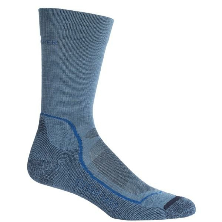 Clothing * | Icebreaker Men'S Hike+ Light Crew Socks Thunder