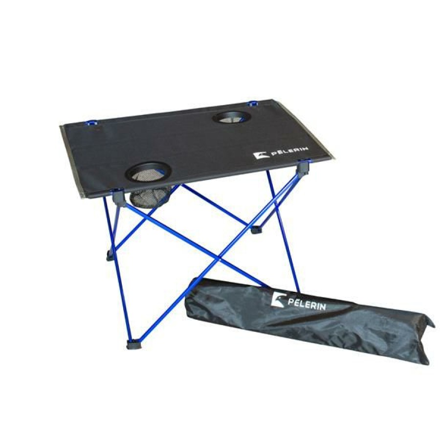 Outdoors * | Pelerin Camping Tables Micro Deluxe Camping Table Black