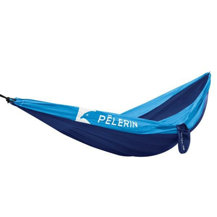 Outdoors * | Pelerin Hammocks Single Parachute Hammock Blue