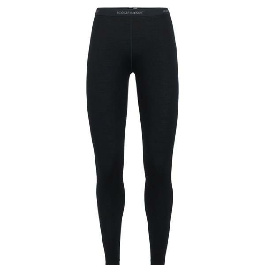 Clothing * | Icebreaker Leggings And Bottom Base Layers Women'S 260 Tech Legging Black